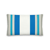 Blue Island Stripes Decorative Throw Accent Pillow Cushion, Pillow, $ 61.50, A Moment Of Now™